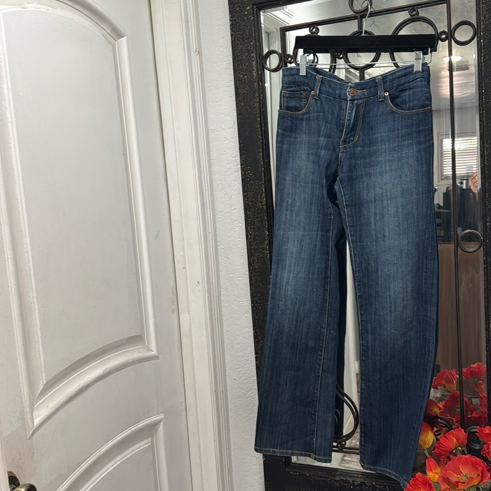 blue Boot Cut Seven Jeans